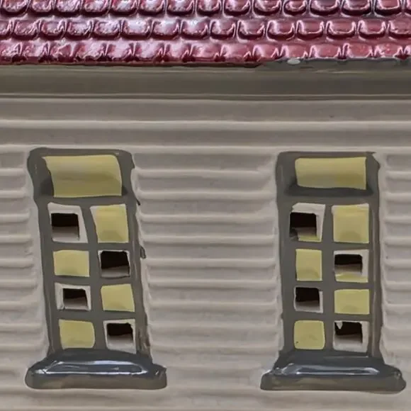 Department 56 Original Snow Village Jefferson School + Light Cord 5082-2 Retired - Picture 16 of 16